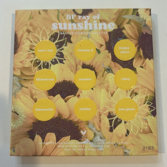 ColourPop lil’ ray of sunshine eyeshadow palette - Picture 3 of 3